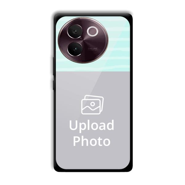 Wavy Customized Printed Back Cover for Vivo V30e