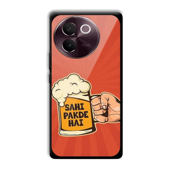 Sahi Pakde Hai Phone Customized Printed Back Cover for Vivo V30e