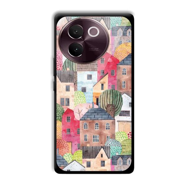 Colorful Homes Phone Customized Printed Back Cover for Vivo V30e