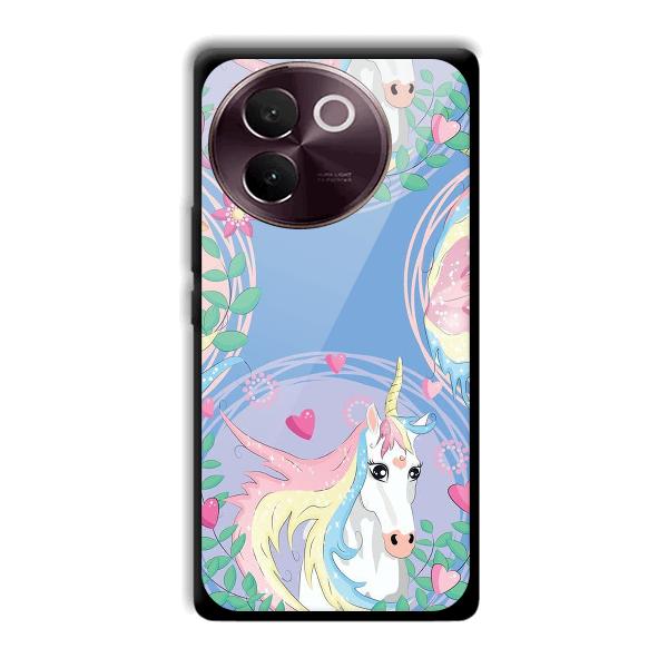 Unicorn Phone Customized Printed Back Cover for Vivo V30e