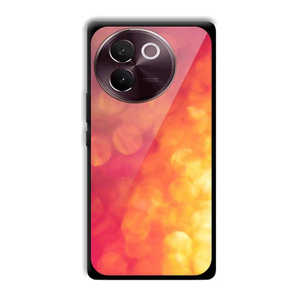 Red Orange Phone Customized Printed Back Cover for Vivo V30e