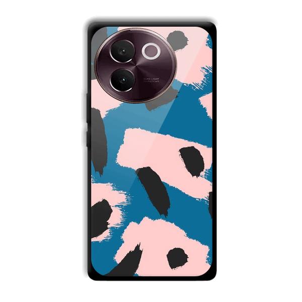 Black Dots Pattern Phone Customized Printed Back Cover for Vivo V30e