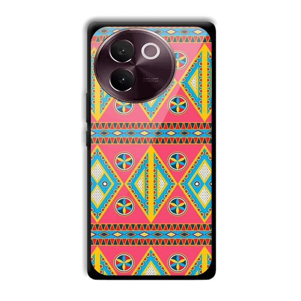 Colorful Rhombus Phone Customized Printed Back Cover for Vivo V30e