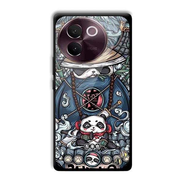 Panda Q Phone Customized Printed Back Cover for Vivo V30e