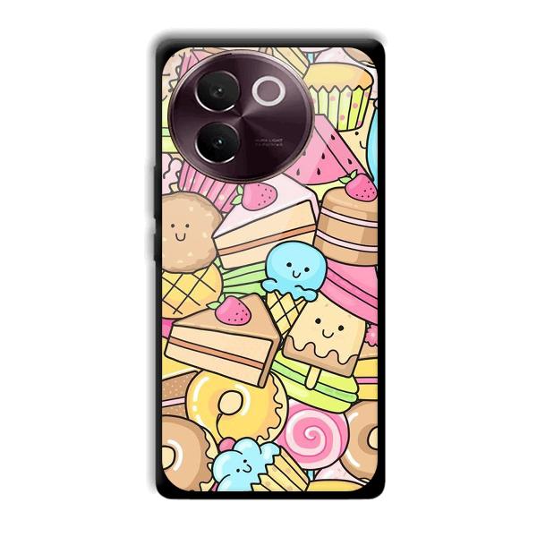 Love Desserts Phone Customized Printed Back Cover for Vivo V30e