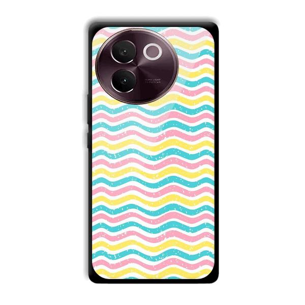 Wavy Designs Phone Customized Printed Back Cover for Vivo V30e