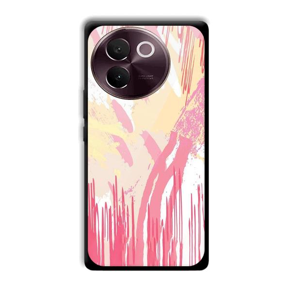 Pink Pattern Designs Phone Customized Printed Back Cover for Vivo V30e