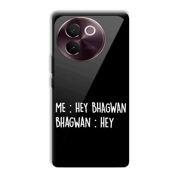Hey Bhagwan Phone Customized Printed Back Cover for Vivo V30e
