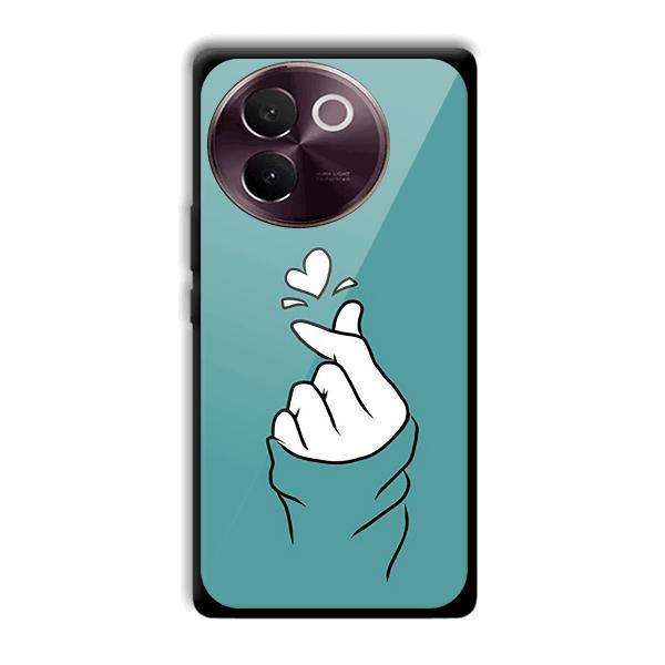 Korean Love Design Phone Customized Printed Back Cover for Vivo V30e