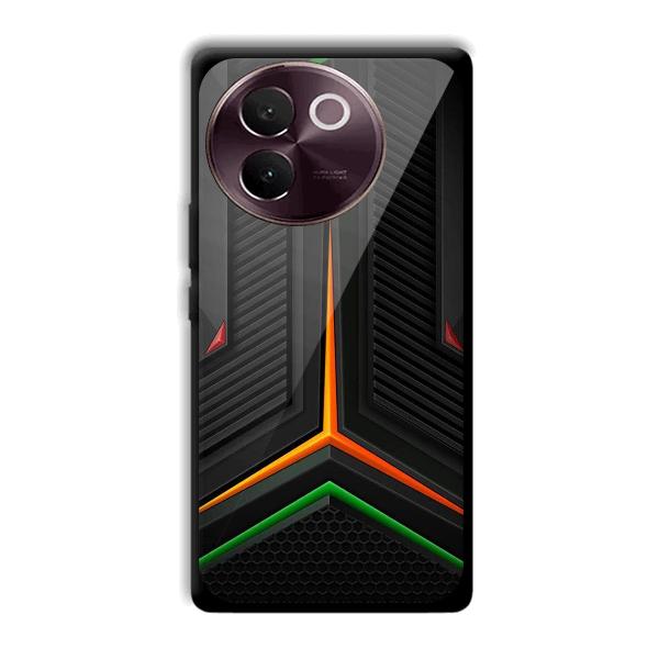 Black Design Phone Customized Printed Back Cover for Vivo V30e