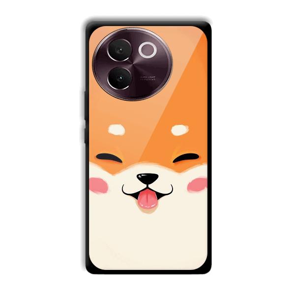 Smiley Cat Phone Customized Printed Back Cover for Vivo V30e