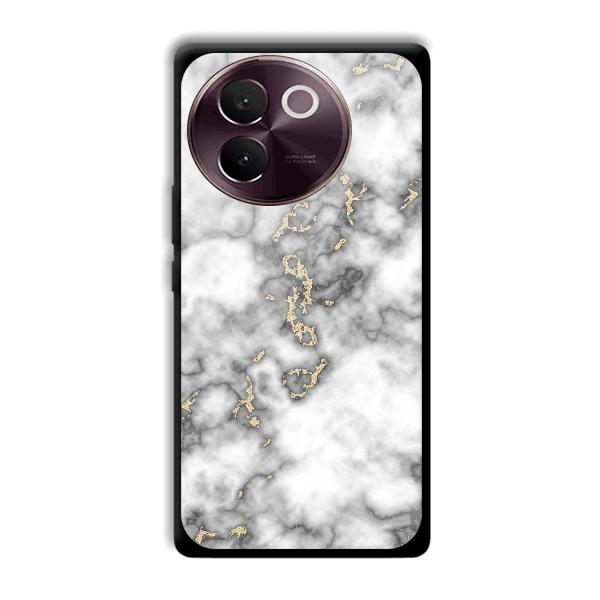 Grey White Design Phone Customized Printed Back Cover for Vivo V30e
