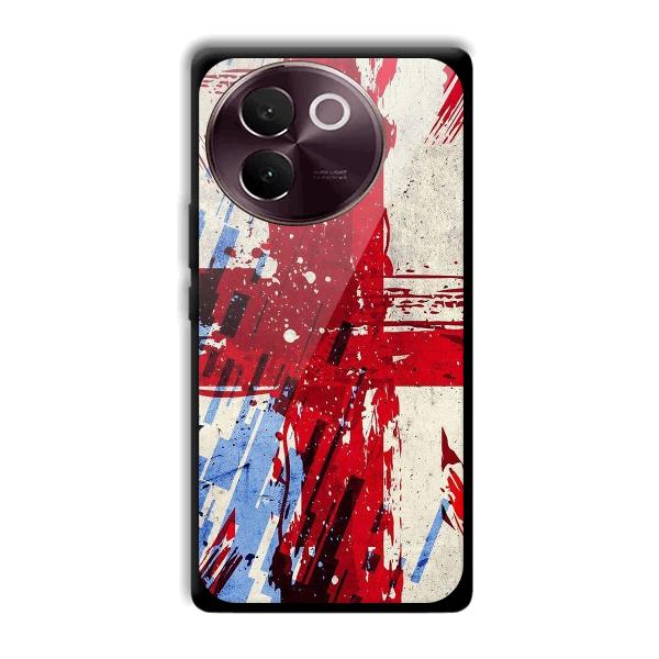 Red Cross Design Phone Customized Printed Back Cover for Vivo V30e