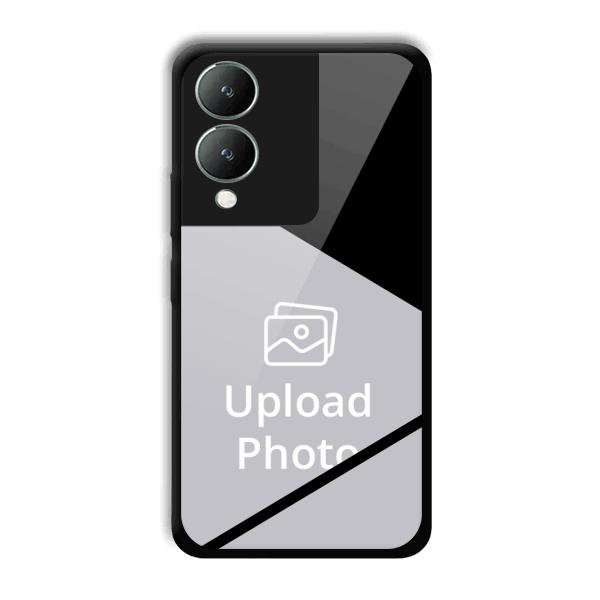 Black Customized Printed Back Cover for Vivo Y17s