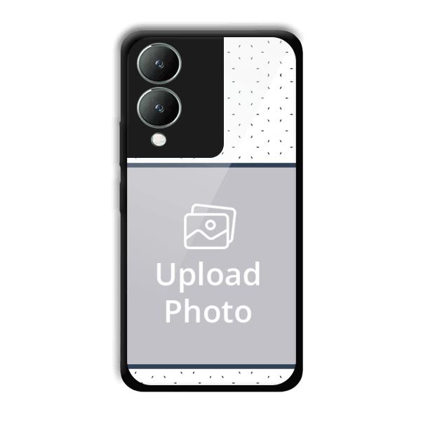 Blue Dots Customized Printed Back Cover for Vivo Y17s