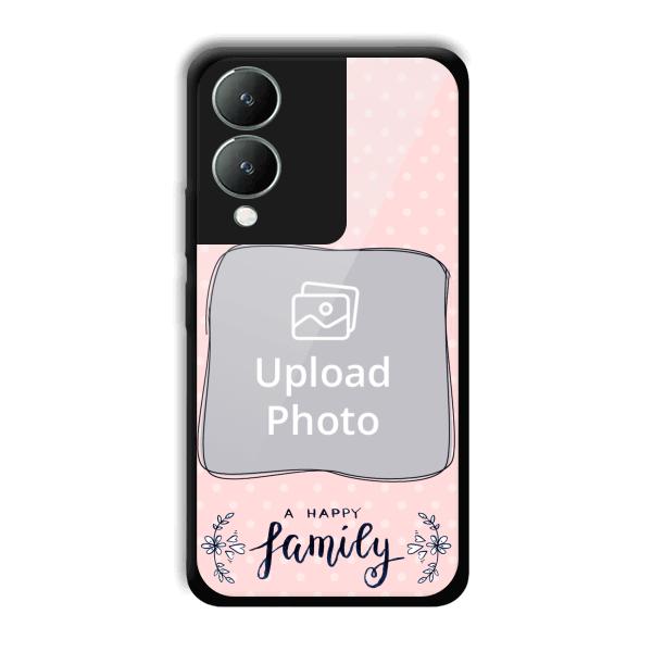 Happy Family Customized Printed Back Cover for Vivo Y17s