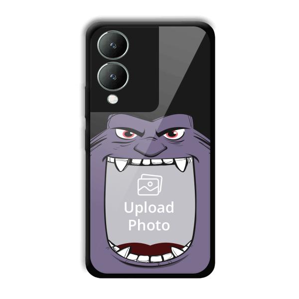 Purple Monster Customized Printed Back Cover for Vivo Y17s