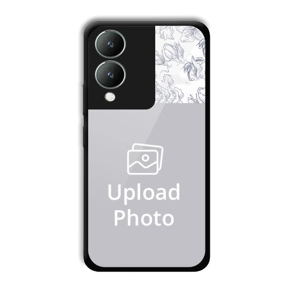 Flowers Customized Printed Back Cover for Vivo Y17s