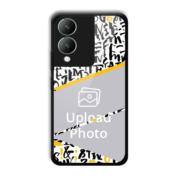 Letters Customized Printed Back Cover for Vivo Y17s