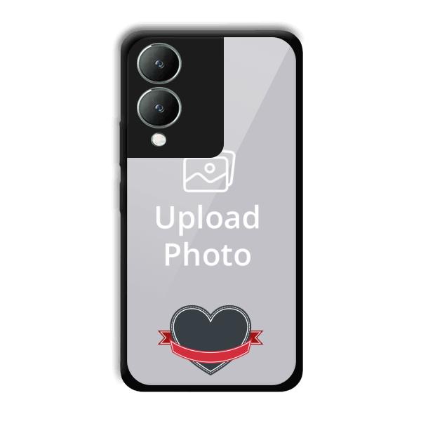 Heart Customized Printed Back Cover for Vivo Y17s