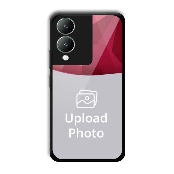 Pinkish Customized Printed Back Cover for Vivo Y17s