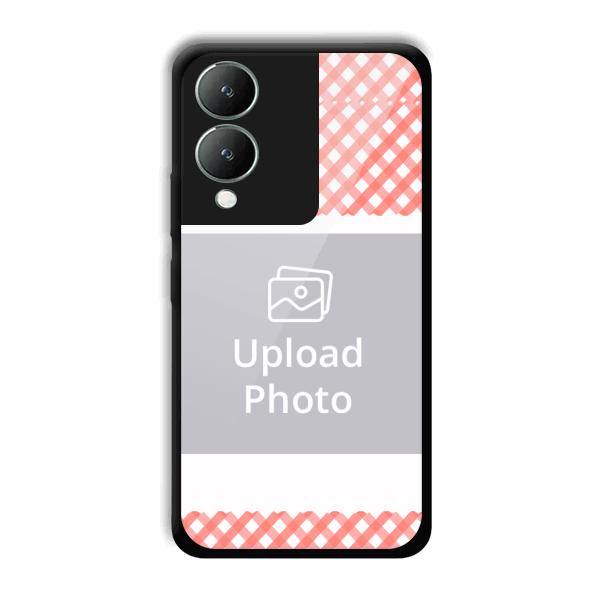 Cloth Pattern Customized Printed Back Cover for Vivo Y17s