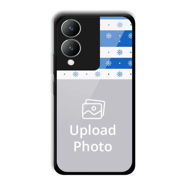 Blue Wheel Customized Printed Back Cover for Vivo Y17s