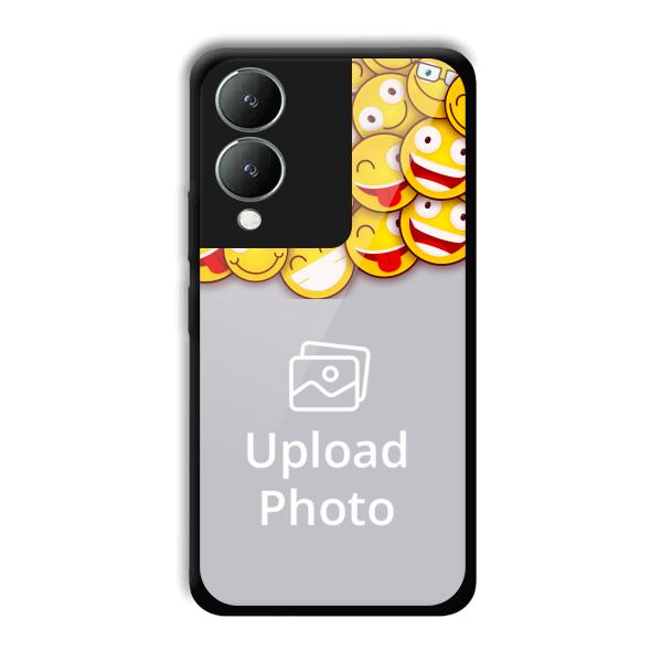 Emojis Customized Printed Back Cover for Vivo Y17s
