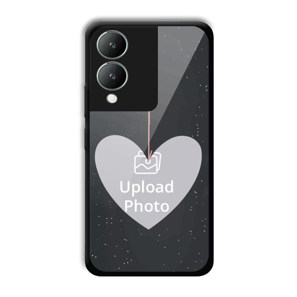 Hearts Customized Printed Back Cover for Vivo Y17s