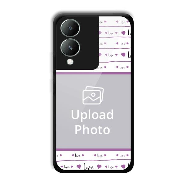 Love Love Customized Printed Back Cover for Vivo Y17s