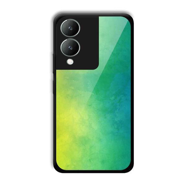 Green Pattern Phone Customized Printed Back Cover for Vivo Y17s