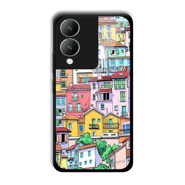 Colorful Alley Phone Customized Printed Back Cover for Vivo Y17s