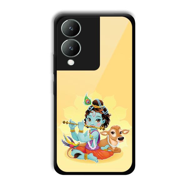 Baby Krishna Phone Customized Printed Back Cover for Vivo Y17s