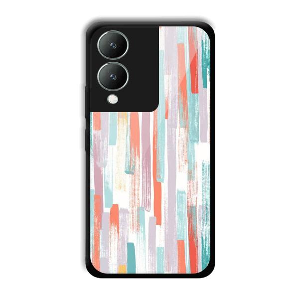 Light Paint Stroke Phone Customized Printed Back Cover for Vivo Y17s