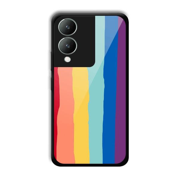 Vertical Paint Phone Customized Printed Back Cover for Vivo Y17s