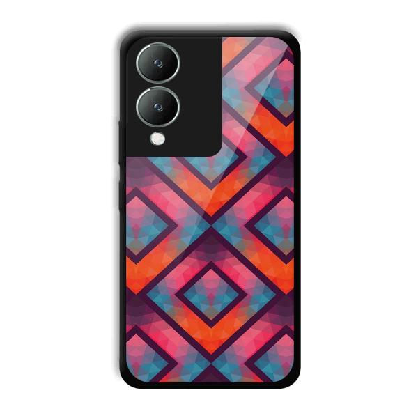 Colorful Boxes Phone Customized Printed Back Cover for Vivo Y17s