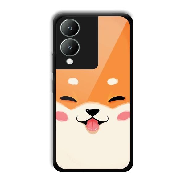 Smiley Cat Phone Customized Printed Back Cover for Vivo Y17s