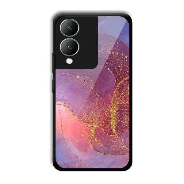 Sparkling Marble Phone Customized Printed Back Cover for Vivo Y17s