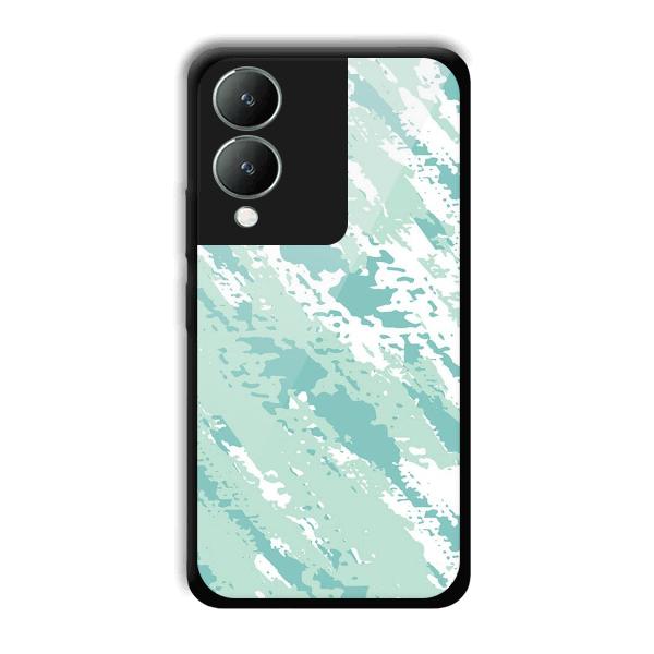 Sky Blue Design Phone Customized Printed Back Cover for Vivo Y17s
