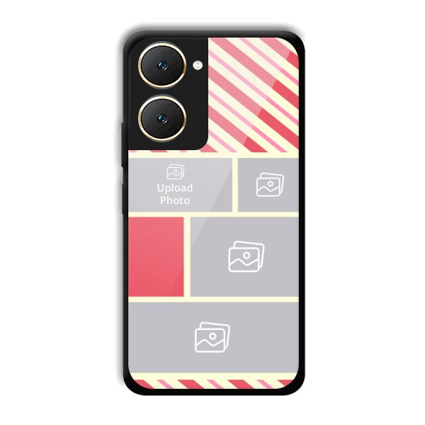 Diagnol Frame Customized Printed Back Cover for Vivo Y18e