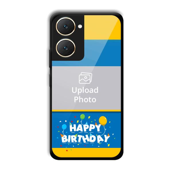 Happy Birthday Customized Printed Back Cover for Vivo Y18e