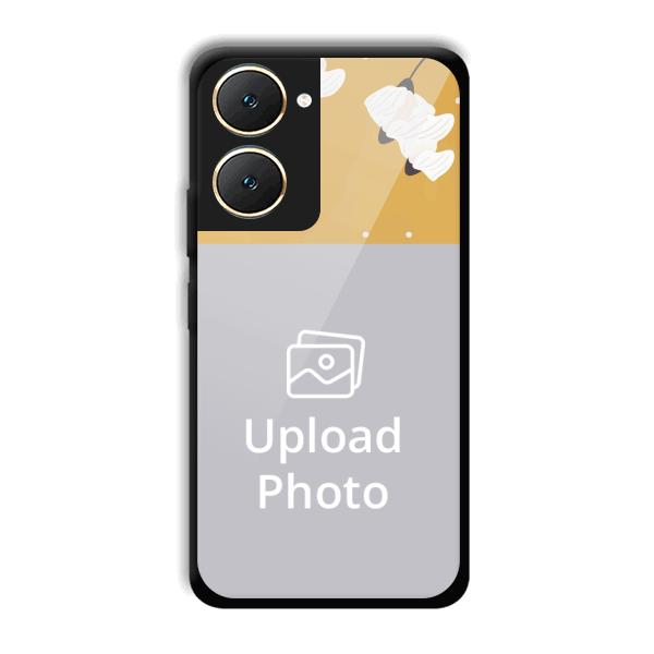 Flowers Background Customized Printed Back Cover for Vivo Y18e