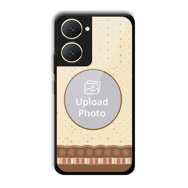 Brown Design Customized Printed Back Cover for Vivo Y18e