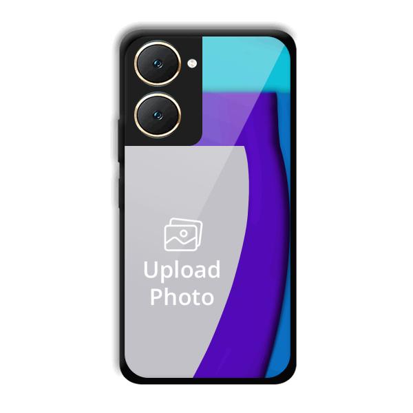 Blue Waves Customized Printed Back Cover for Vivo Y18e