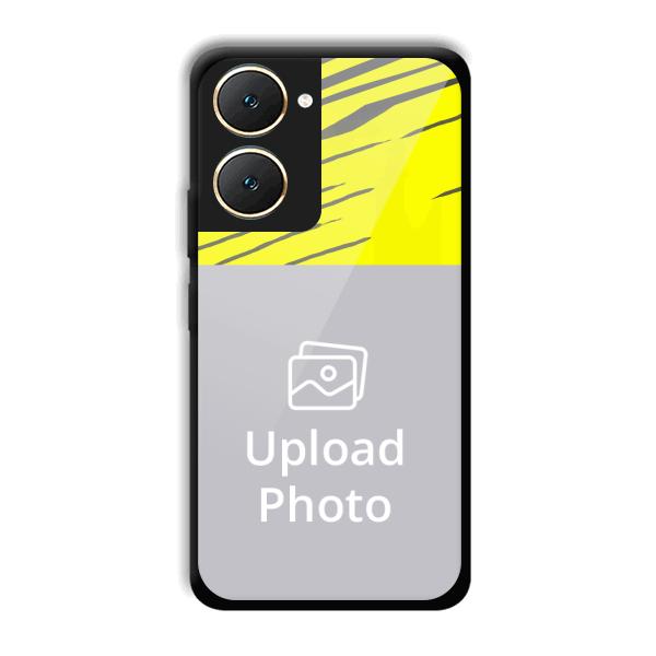 Yellow Lines Customized Printed Back Cover for Vivo Y18e