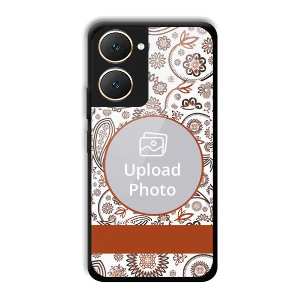 Henna Art Customized Printed Back Cover for Vivo Y18e
