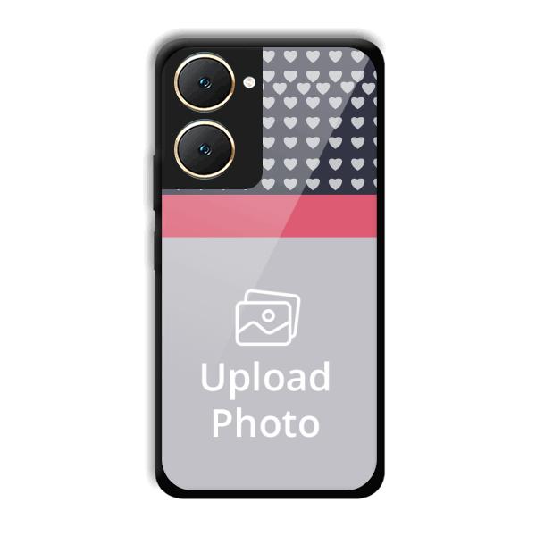 Hearts Customized Printed Back Cover for Vivo Y18e