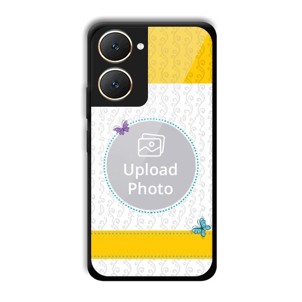 Butterflies & Yellow Customized Printed Back Cover for Vivo Y18e