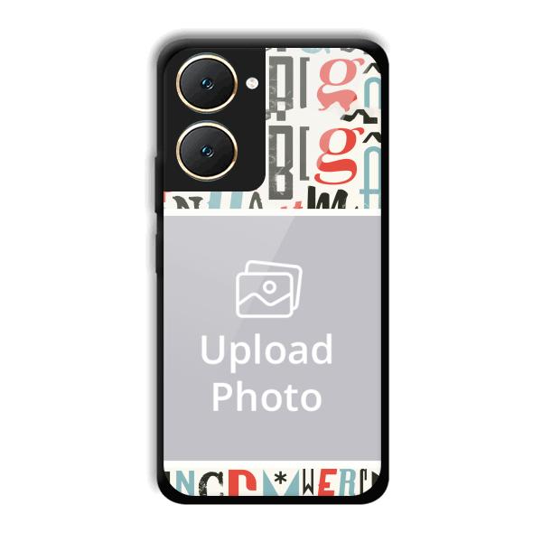 Alphabets Customized Printed Back Cover for Vivo Y18e