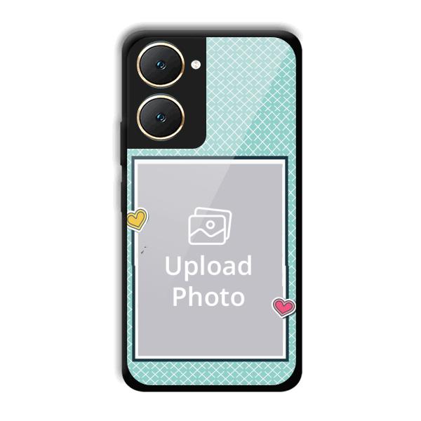 Sky Blue Customized Printed Back Cover for Vivo Y18e